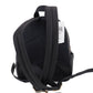 (C8604) Mini Court Brown Black Signature Coated Canvas Backpack Bag