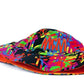 Cubic Monogram Neon Cotton Silk Blend Embroidered Logo Bucket Hat