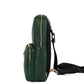 Medusa Small Dark Green Calf Leather Sling Pack Backpack Bookbag Bag