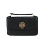 Britten Mini Black Pebble Leather Top Handle Crossbody Bag