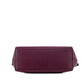 Black Cherry Leather Gallery Shoulder Tote Handbag Purse Bag