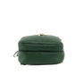 Medusa Small Dark Green Calf Leather Sling Pack Backpack Bookbag Bag
