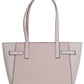 Carmen Large Powder Blush Leather North South Tote Handbag Purse