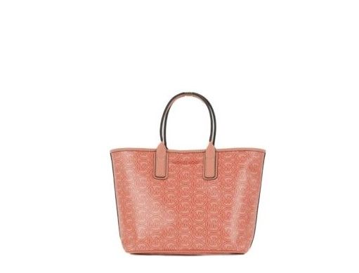 Jodie Small Sherbert Jacquard Logo Recycled Polyester Tote Handbag