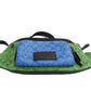 Neon Green Multi Blocked Signature Canvas Track Waist Belt Bag