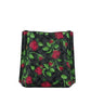 Mollie 22 Small Fairytale Rose Canvas Bucket Crossbody Bag Purse