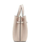 Emilia Small Powder Blush Pebbled Leather Satchel Crossbody Handbag