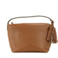 Thea Small Moose Pebbled Leather Slouchy Shoulder Handbag