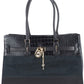 Hamilton Black XL Mixed Materials East West Tote Handbag Purse