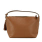 Thea Small Moose Pebbled Leather Slouchy Shoulder Handbag