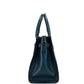 Hamilton Medium Navy Grained Leather Satchel Crossbody Handbag