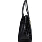 Hamilton Black XL Mixed Materials East West Tote Handbag Purse