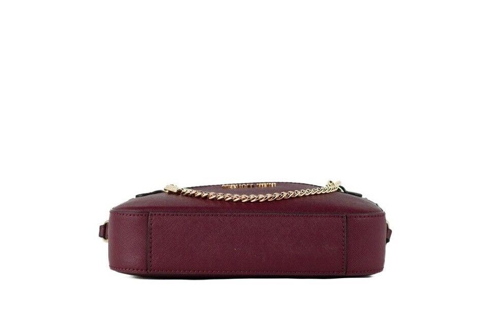 Jet Set Large East West Mulberry Leather Zip Chain Crossbody Bag