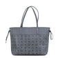 Aren Medium Dark Grey Mixed Visetos Leather Shopper Shoulder Tote Handbag