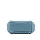 Mini Cornflower Blue Pebble Leather Convertible Chain Backpack Bag