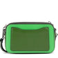 The Snapshot Bag Studded Saffiano Leather Green Shoulder Bag Purse