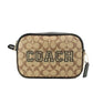 Jamie Medium Varsity Signature Amazon Green Camera Crossbody Bag