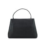 Britten Small Black Pebbled Leather Satchel Crossbody Bag