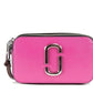 The Snapshot Bag Studded Saffiano Leather Magenta Shoulder Bag Purse