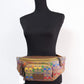(C9847) Rainbow Signature Coated Canvas Track Waist Fanny Pack Belt Bag