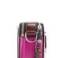 The Snapshot Bag Studded Saffiano Leather Magenta Shoulder Bag Purse