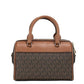Travel XS Brown Signature Leather Duffle Crossbody Handbag Purse