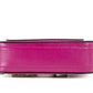 The Snapshot Bag Studded Saffiano Leather Magenta Shoulder Bag Purse