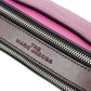 The Snapshot Bag Studded Saffiano Leather Magenta Shoulder Bag Purse