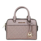 Travel XS Dark Powder Blush Signature PVC Duffle Crossbody Handbag
