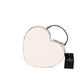 Love Shack Studded Rose Leather Top Handle Heart Crossbody Handbag