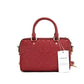 Mini Rowan 1941 Red Embossed Logo Leather Crossbody Handbag