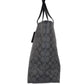 Graphite Black Signature Coated Canvas City Tote Shoulder HandBag