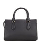 Valerie Small Black Pebble Leather East West Satchel Crossbody Bag