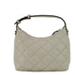 Willa Mini New Cream Quilted Leather Hobo Shoulder Handbag
