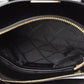 Valerie Small Black Pebble Leather East West Satchel Crossbody Bag