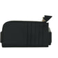 Smooth Leather Matte Medusa Head Organizer Zip Card Case Wallet Black