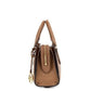 Valerie Small Luggage Leather East West Satchel Crossbody Handbag