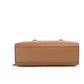 Valerie Small Luggage Leather East West Satchel Crossbody Handbag