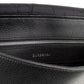 Bruno Small Black Embossed Branded Pebble Leather Messenger Handbag