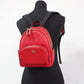 Mini Court Miami Red Signature Coated Canvas Shoulder Backpack Bag