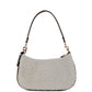 Teri Small Shearling Fur Leather Logo Motif Shoulder Handbag Purse