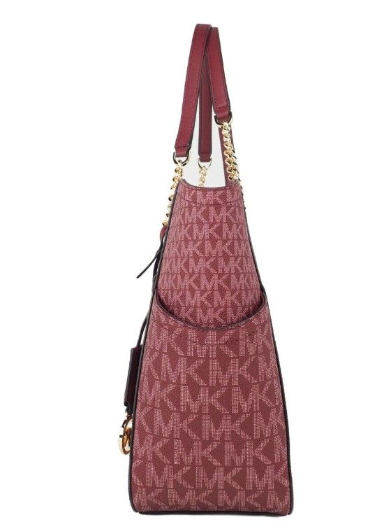 Jet Set Mulberry Signature X Cross Chain Shoulder Tote Bag Purse