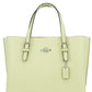 (C4084) Mollie 25 Pale Lime Small Leather Tote Crossbody Handbag Purse
