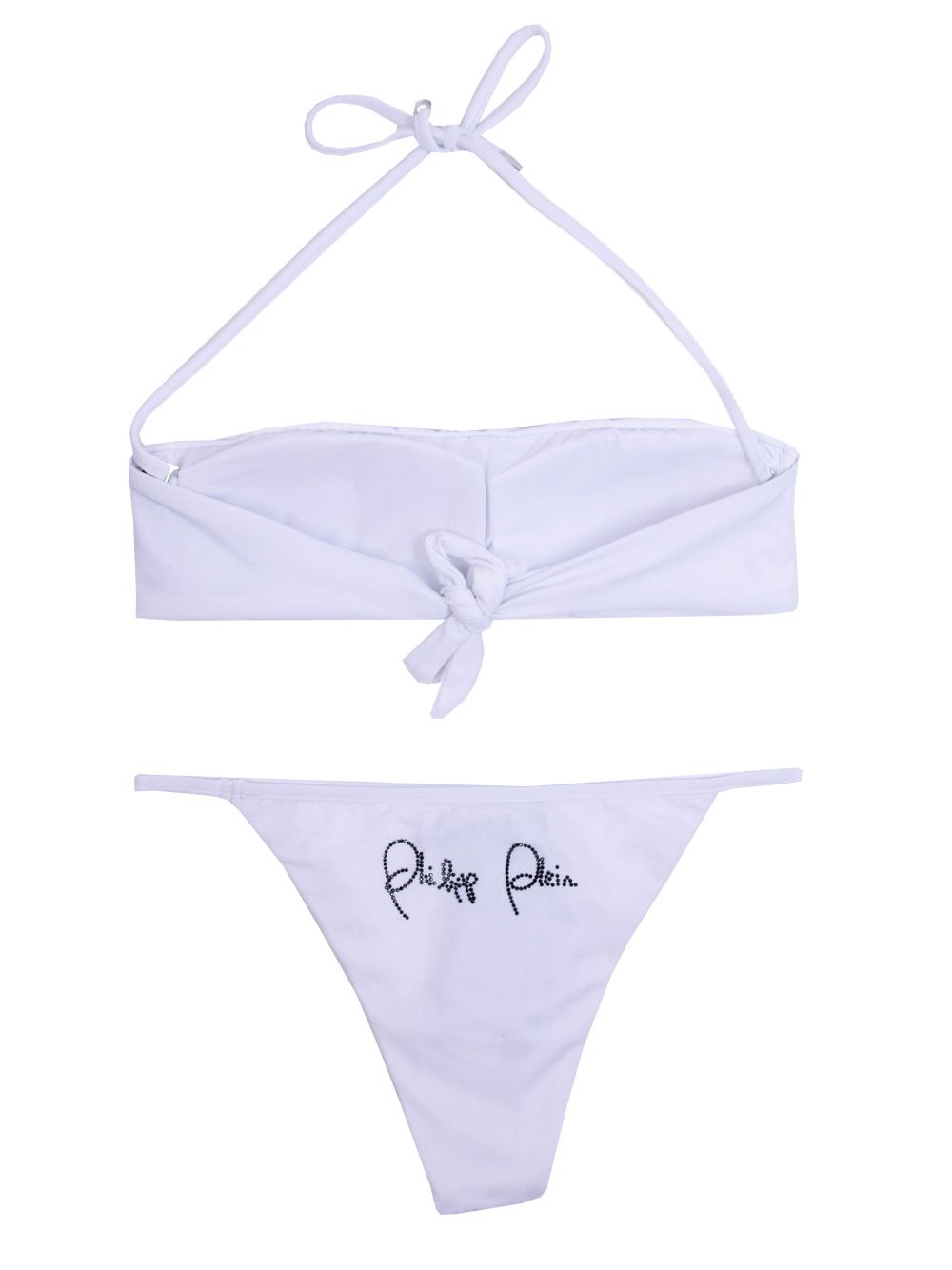 Crystal Logo Bandeau Bikini