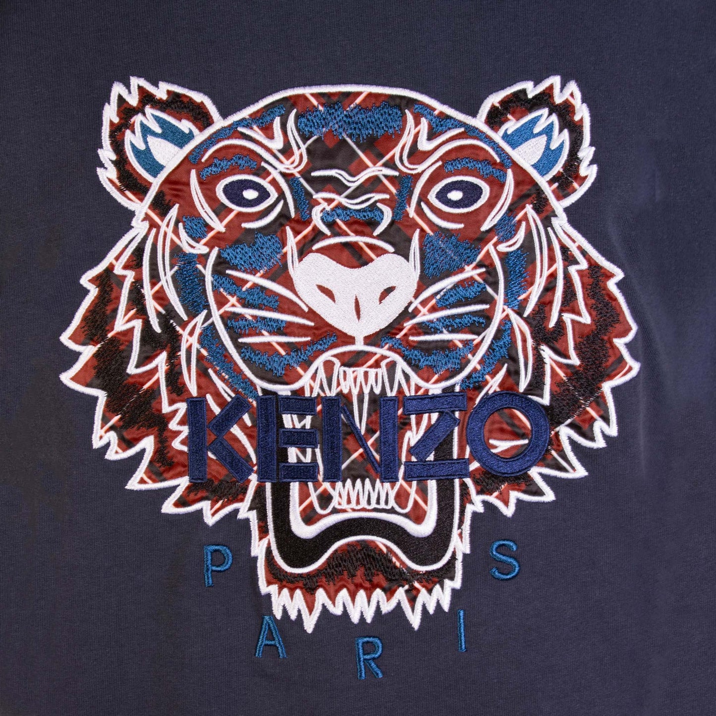 Electric Blue Tiger Print Tee