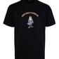 Elegant Black Cotton T-Shirt with Classic Logo
