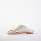 Dazzling Gold Leather Sandals