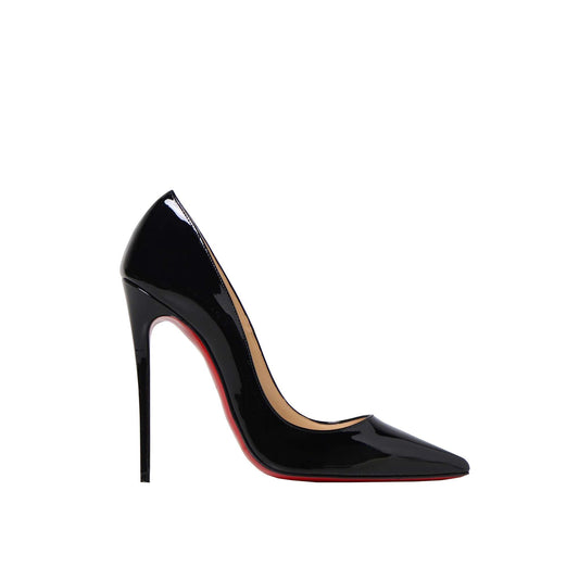 Exquisite Black Leather Pumps - Elevate Your Elegance