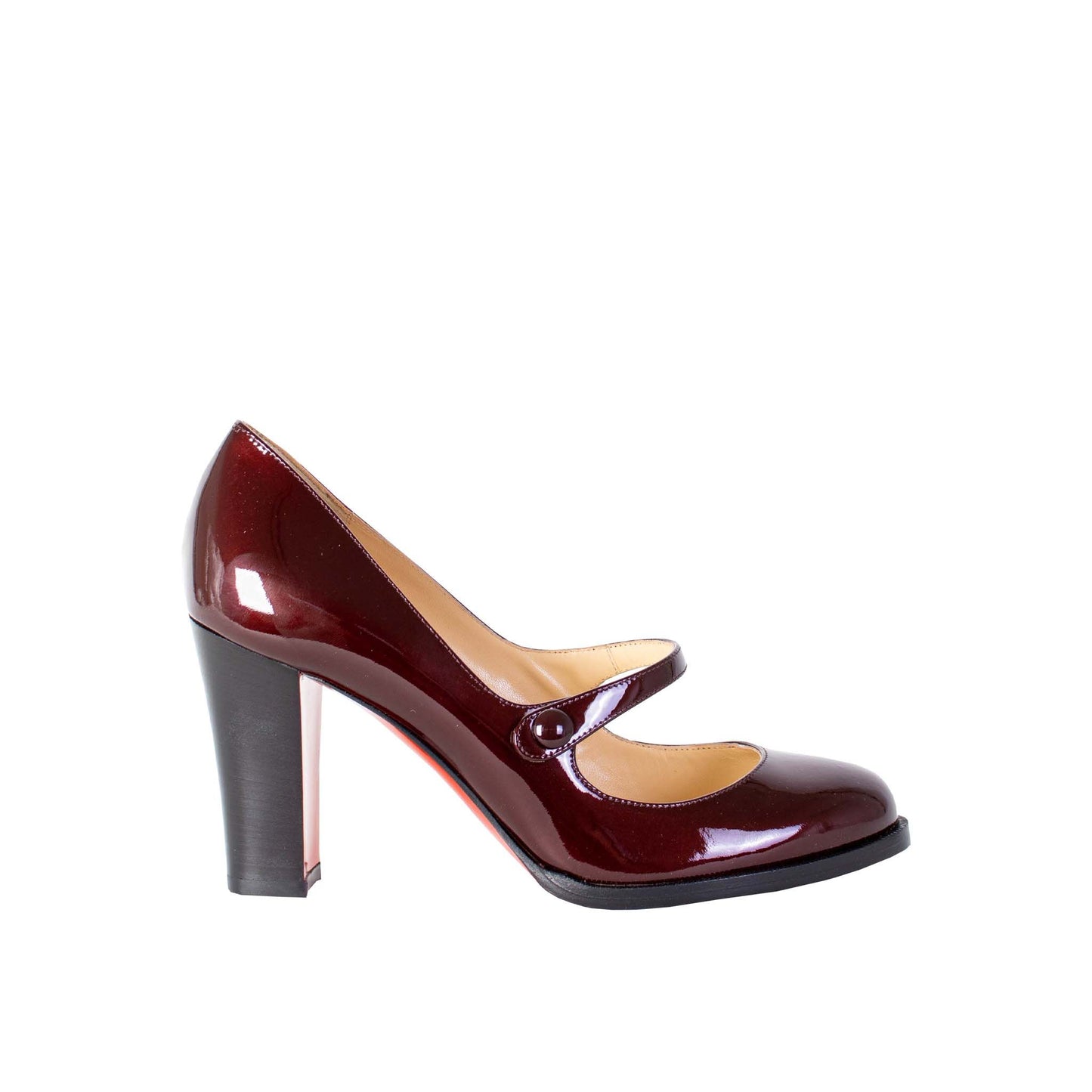 Elegant Burgundy Patent Leather Pumps