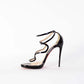 Elegant Heeled Black Sandals